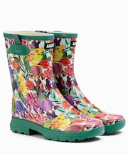 アリア プリント ラバーブーツ