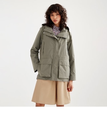 透湿防水 フーデッドジャケット