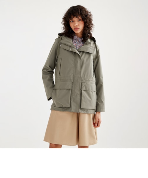 透湿防水 フーデッドジャケット