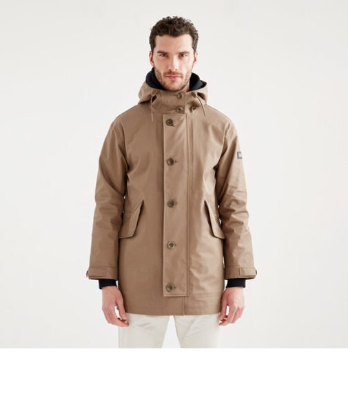 透湿防水 ミリタリーフーデッドコート