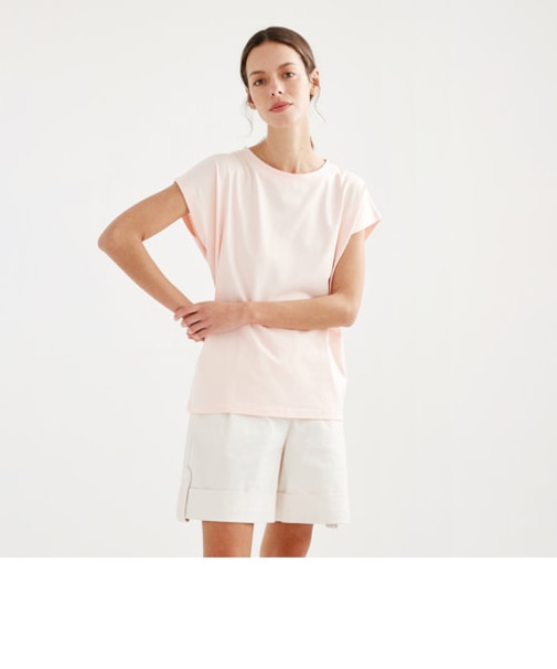 ドロップショルダーTシャツ