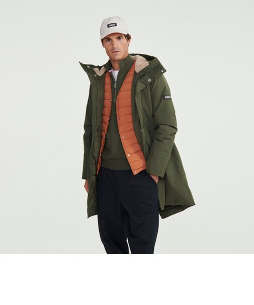 ゴアテックス インサレーションロングフーデッドジャケット