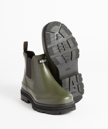 厚底 防水 ソフトレイン M2 ラバーブーツ / チェルシーブーツ