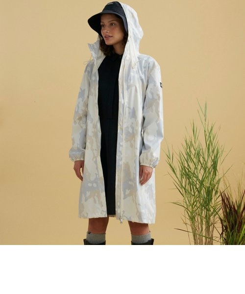 タグ・ノベルティ付き！AIGLE 透湿防水パッカブルロングフーデッドジャケット AIGLE / エーグル 透湿防水 パッカブルロングフーデッド