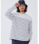 ヤーンダイロングスリーブボーダーTシャツ RP