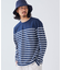 ヤーンダイロングスリーブボーダーTシャツ RP