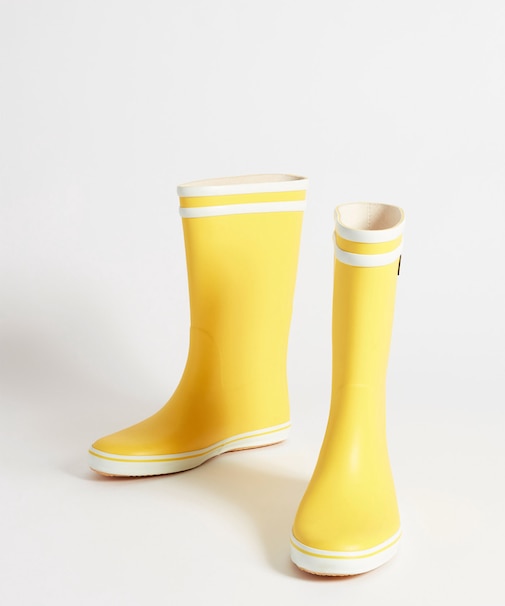 MALOUINE マロウィン ダブルストライプ レインラバーブーツ