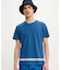 UVカット 吸水速乾 ダブルバンドクルーネック 半袖Tシャツ