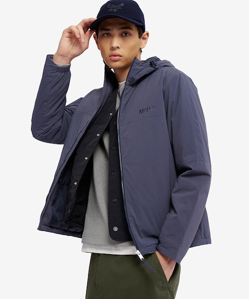 DUPONT SORONA UVカット 撥水 インサレーションジャケットフーディー