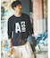 【EC限定】ヘビーウェイト オーバーサイズ  ビッグロゴロンT / 長袖Tシャツ