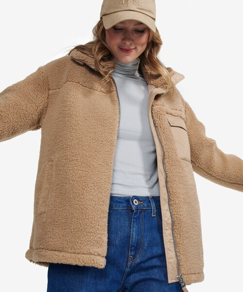 ノーカラーファージャケット｜スタイルミキサーの通販｜&mall（アンド