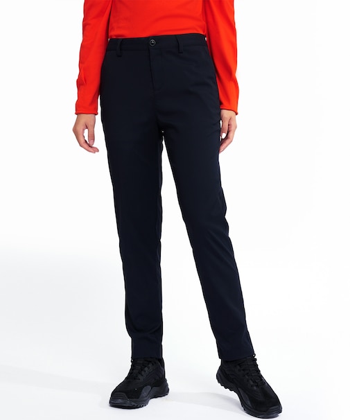 UVカット 吸水速乾 ストレッチスリムテーパードナイロンパンツ