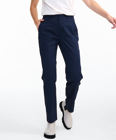 COOLMAX 接触冷感 速乾 ドライ ストレートフィットパンツ