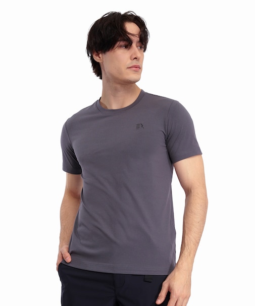 吸水速乾 UVカット プライムフレックス ワンポイント刺繍ロゴ 半袖Tシャツ