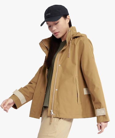 GORE-TEX ゴアテックス 防水 撥水 防風 透湿 2レイヤーフーデッドハイキングジャケット / フード取り外し可