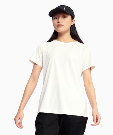 接触冷感ロゴプリントTシャツ