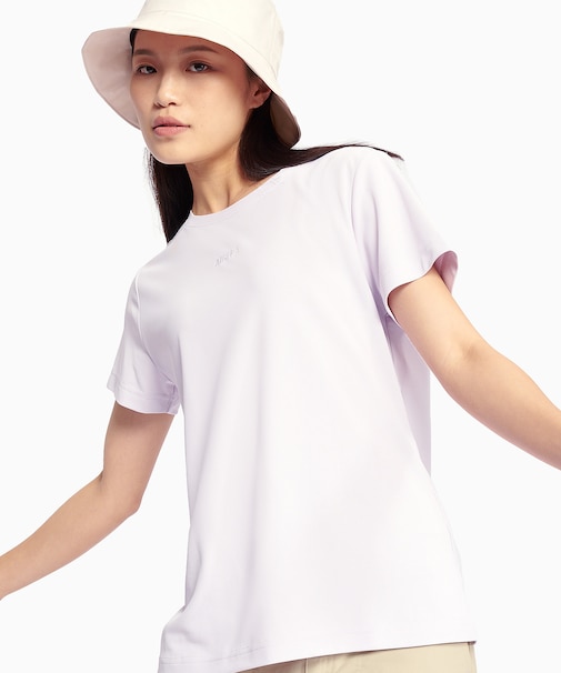 接触冷感ロゴプリントTシャツ