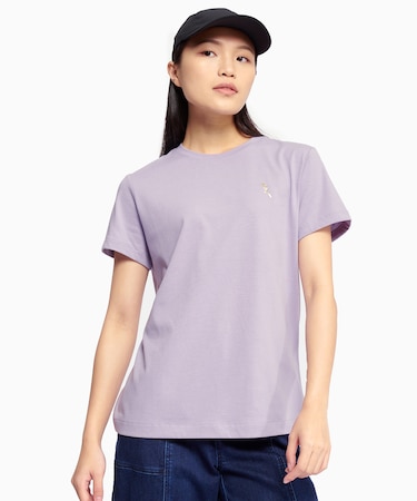 接触冷感 COOL TOUCH ワンポイントバードロゴ 半袖Tシャツ