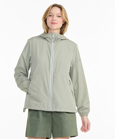撥水 UVカット ソーラーパック パッカブルフーデッドジャケット