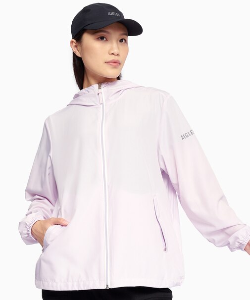 撥水 UVカット ソーラーパック パッカブルフーデッドジャケット