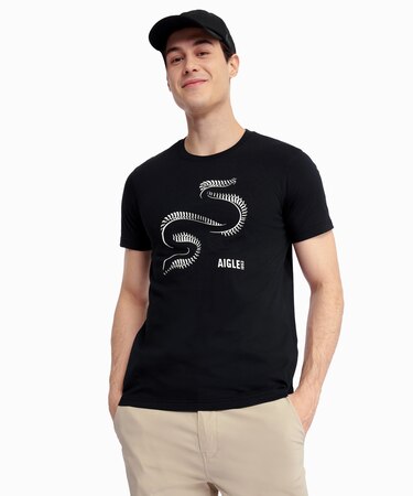 吸水速乾 プリント 半袖Tシャツ