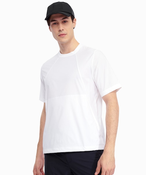 吸水速乾 UVカット ソロテックス 裾ドローコード半袖Tシャツ
