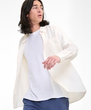 ロングスリーブ リネンシャツ