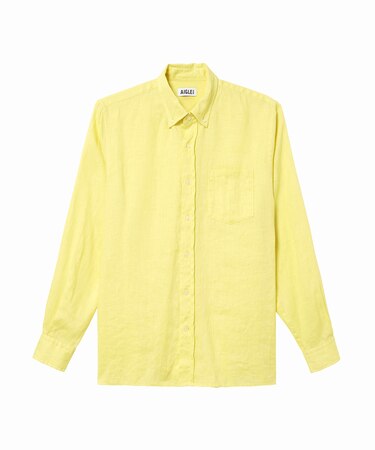 ロングスリーブ リネンシャツ