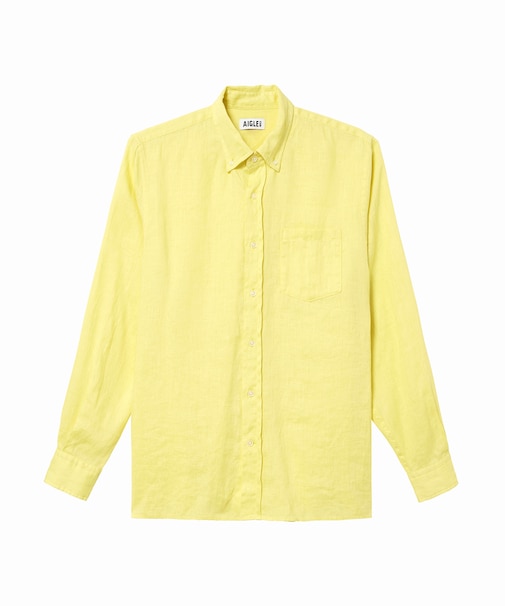 ロングスリーブ リネンシャツ