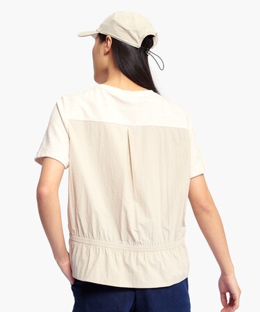 UVカット 吸水速乾 ダブルパッチポケット半袖Tシャツ