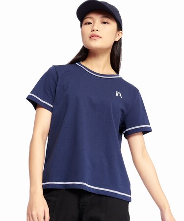 接触冷感ロゴTシャツ