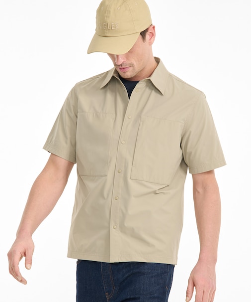 吸水速乾性 UVカット ショートスリーブシャツ