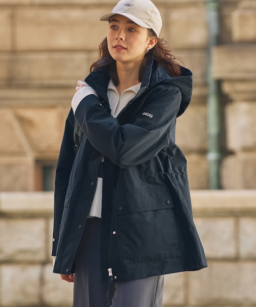 GORE-TEX 防風 防水 透湿 2レイヤージャケット RP フード脱着可