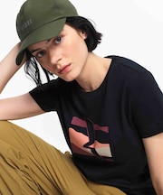 吸水速乾 抗菌防臭 プリント半袖Tシャツ