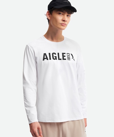 UVカット ロングスリーブロゴTシャツ RP