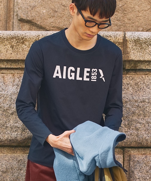 UVカット ロングスリーブロゴTシャツ RP