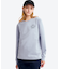 UVカット ワンポイントロゴ ロングスリーブ 長袖リブTシャツ