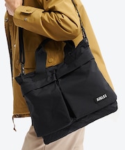 撥水リサイクルナイロン 2way ショルダートートバッグ RP