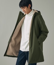 【RainPack Warm】透湿防水 レインパックウォーム ボアロングジャケット