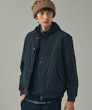 撥水 REPREVE中綿 リバーシブル キルティングブルゾン