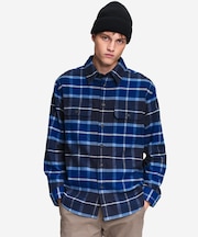 フランネルチェックオーバーシャツ