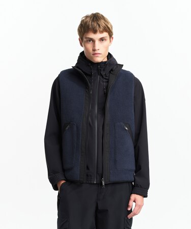 リバーシブルフリースベスト T-Kit 2WAY