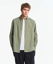 フランネルボタンダウンシャツ