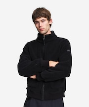 ジップアップシェルパフリース