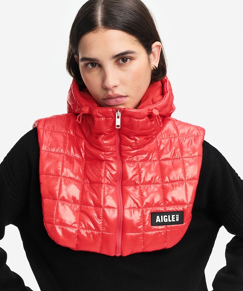 エーグル（AIGLE）/クリスマスカプセルコレクション 撥水 キルティングフード バラクラバ クリスマスカプセルコレクション 撥水 キルティングフード バラクラバ