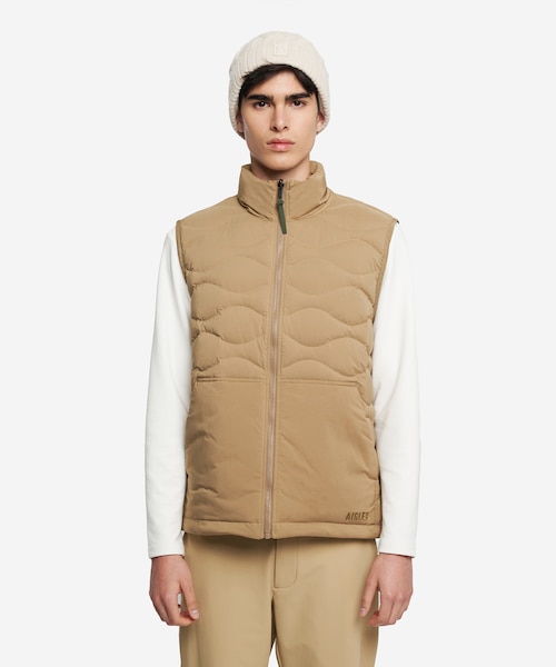 撥水 キルティング ジップアップダウンベスト｜エーグルの通販｜&mall