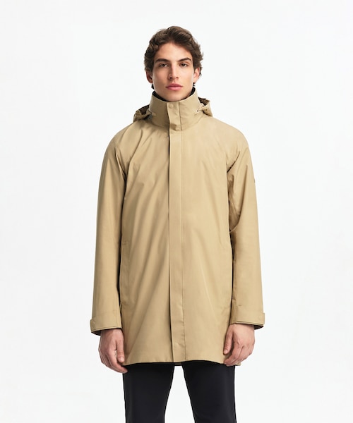 GORE=TEX ゴアテックス 防風 防水 透湿 2レイヤーロングジャケット