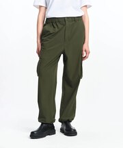 撥水 ストレッチナイロンカーゴパンツ