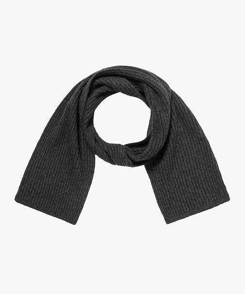 ウール リブニットマフラー