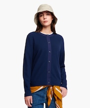 UVカット 長袖ワッフルカーディガン